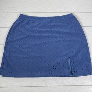 RUE21 Blue Mini Skirt Size XL NWT